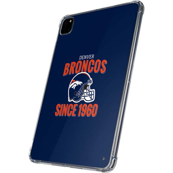 NFL Denver Broncos Helmet iPad Pro 11in (2024) Clear Case