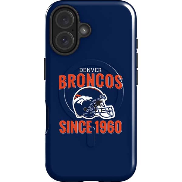 NFL Denver Broncos Helmet iPhone 16 Plus Magsafe Impact Case