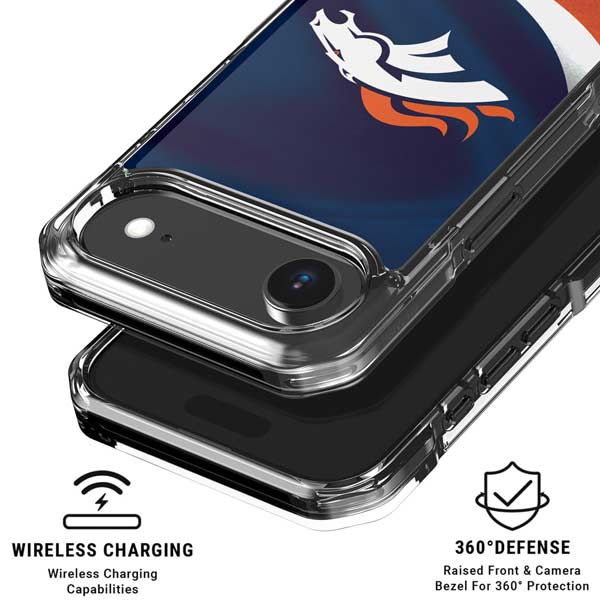 NFL Denver Broncos iPhone 17 Air Clear Case