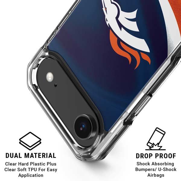 NFL Denver Broncos iPhone 17 Air Clear Case