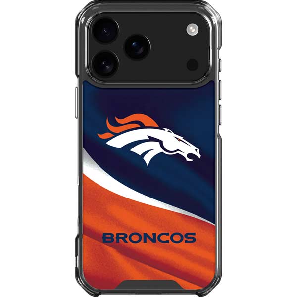 NFL Denver Broncos iPhone 17 Pro Max Clear Case