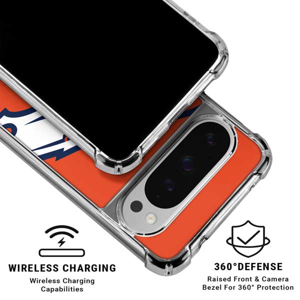 NFL Denver Broncos Large Logo Google Pixel 10 Pro XL Clear Case
