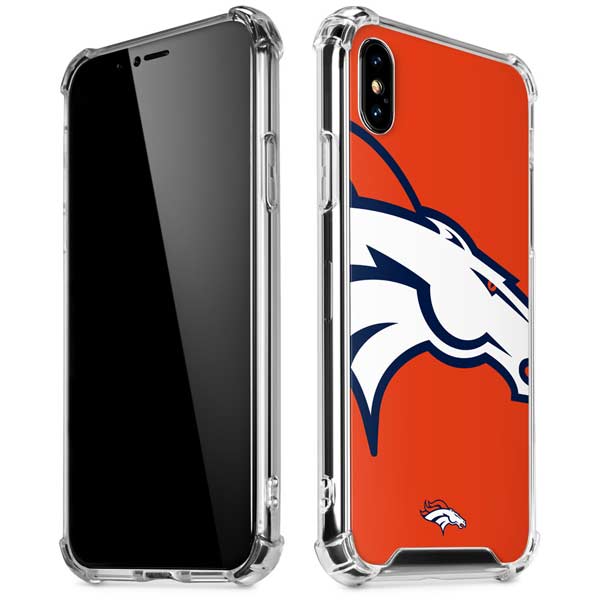 NFL Denver Broncos Large Logo iPhone X/XS Clear Case