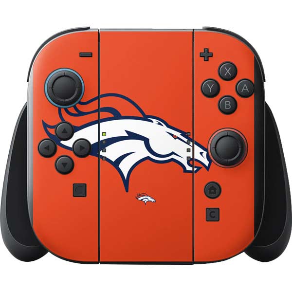 NFL Denver Broncos Large Logo Nintendo Switch 2 (2025) with Joy-Con Skin