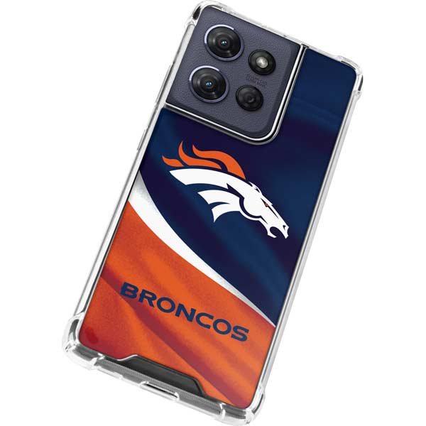 NFL Denver Broncos Moto G 5G (2025) Clear Case