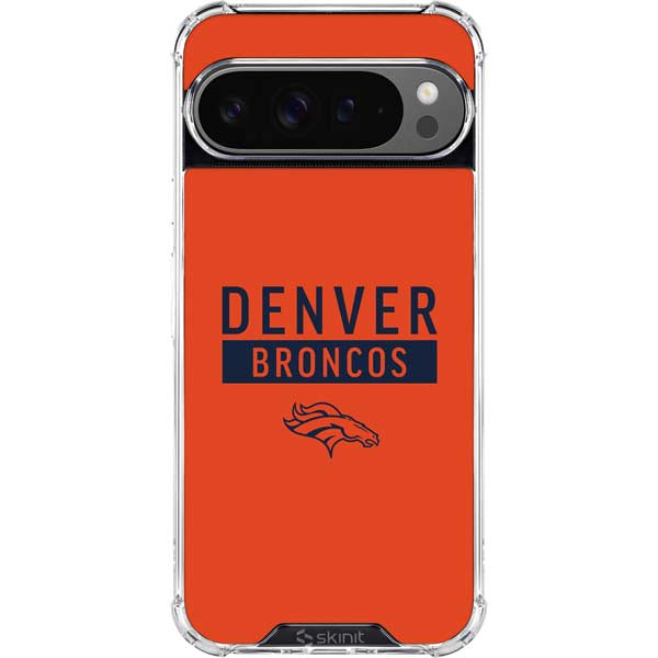 NFL Denver Broncos Orange Performance Series Google Pixel 10 Pro Clear Case
