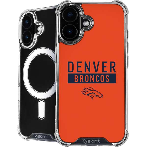 NFL Denver Broncos Orange Performance Series iPhone 17 MagSafe Case