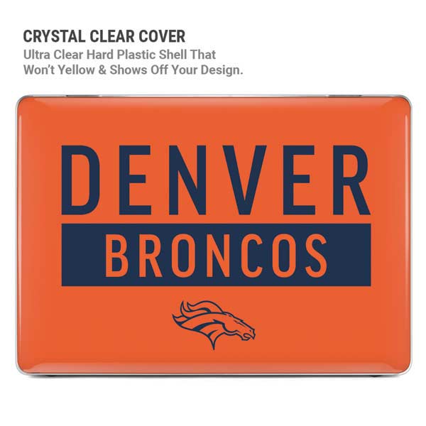 NFL Denver Broncos Orange Performance Series MacBook Pro 14in (2021-24) Case plus Skin