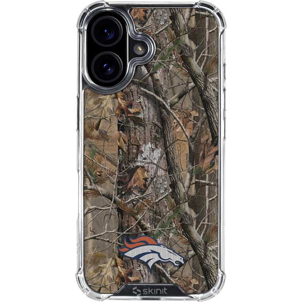NFL Denver Broncos Realtree AP Camo iPhone 17 Clear Case