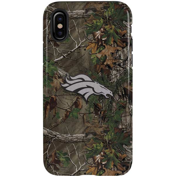 NFL Denver Broncos Realtree Xtra Green Camo iPhone XS Pro Case