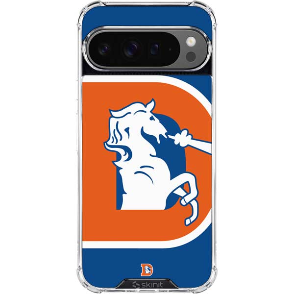 NFL Denver Broncos Retro Logo Google Pixel 10 Pro XL Clear Case