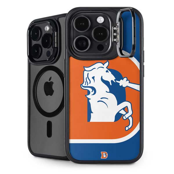 NFL Denver Broncos Retro Logo iPhone 14 Pro Max Kickstand Case