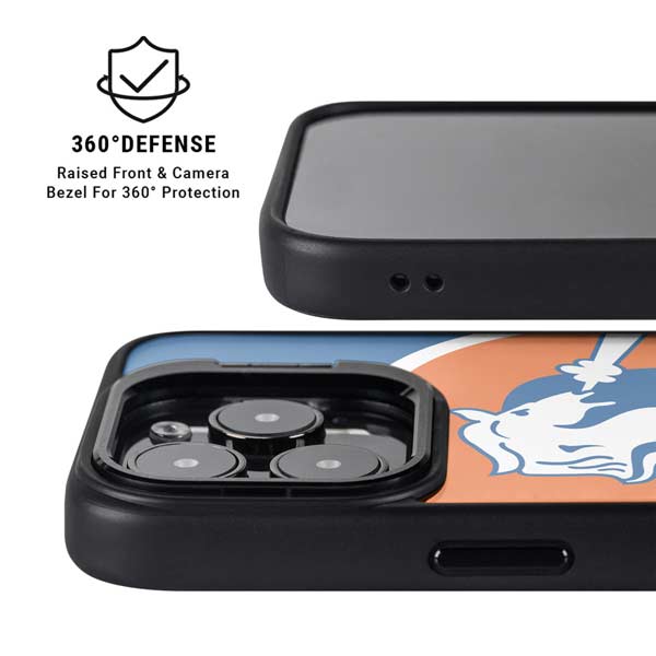 NFL Denver Broncos Retro Logo iPhone 14 Pro Max Kickstand Case