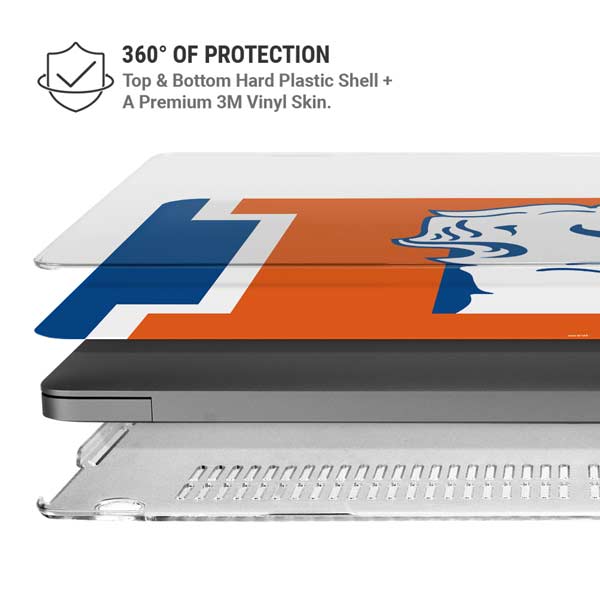 NFL Denver Broncos Retro Logo MacBook Pro 14in (2021-24) Case plus Skin