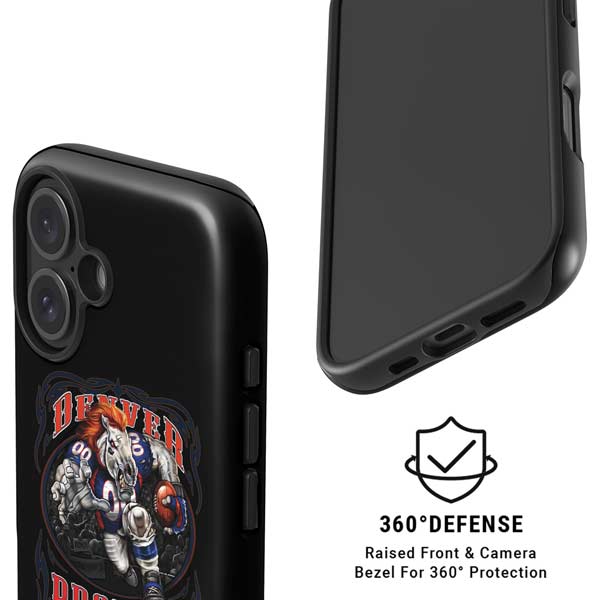 Liquid Blue NFL Denver Broncos Running Back iPhone 16 Magsafe Impact Case