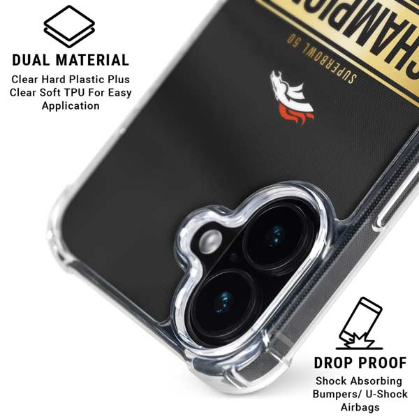 NFL Denver Broncos Super Bowl 50 Champions Black iPhone 17 MagSafe Case