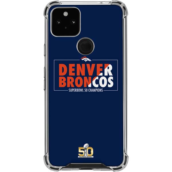 NFL Denver Broncos Super Bowl 50 Champions Bold Pixel Cases