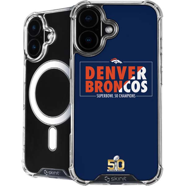 NFL Denver Broncos Super Bowl 50 Champions Bold iPhone 16 MagSafe Case