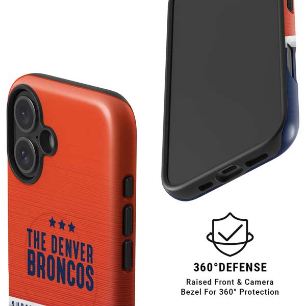NFL Denver Broncos Super Bowl 50 Champions iPhone 16 Magsafe Impact Case