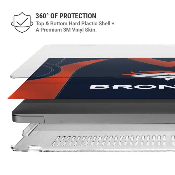 NFL Denver Broncos Team Jersey MacBook Pro 14in (2021-24) Case plus Skin