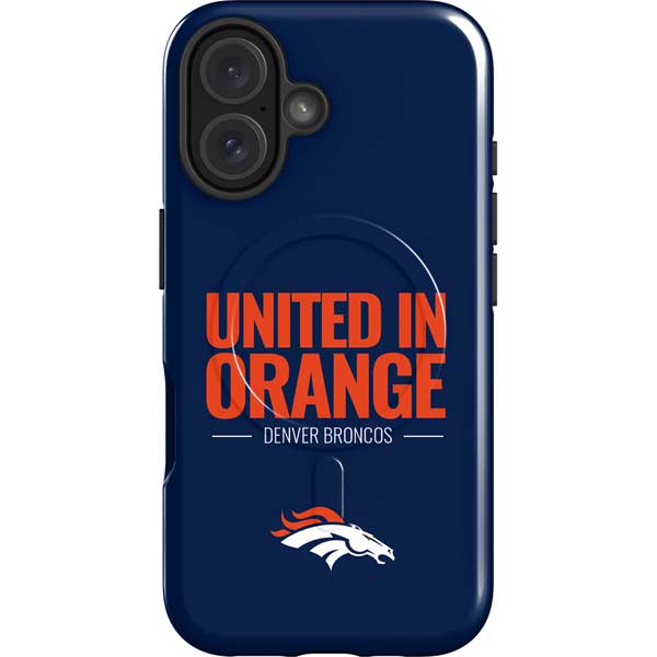 NFL Denver Broncos Team Motto iPhone 16 Magsafe Impact Case