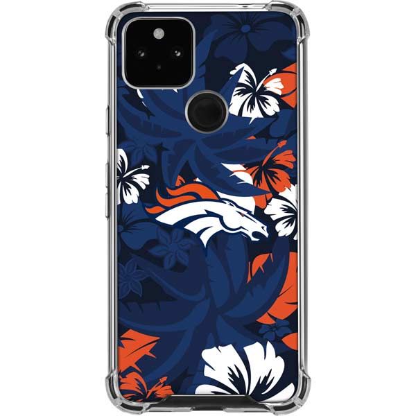 NFL Denver Broncos Tropical Print Pixel Cases