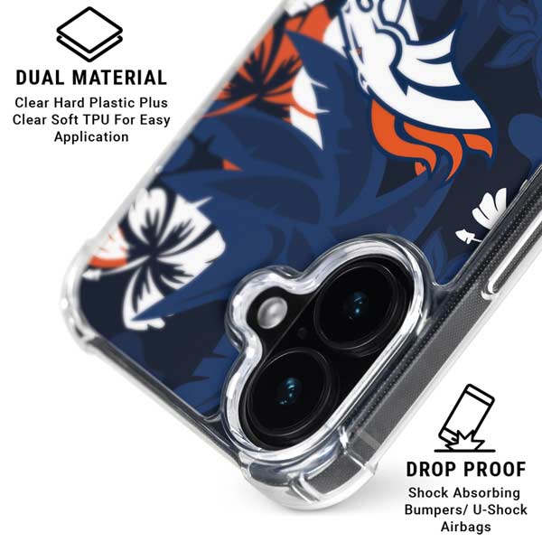 NFL Denver Broncos Tropical Print iPhone 17 MagSafe Case