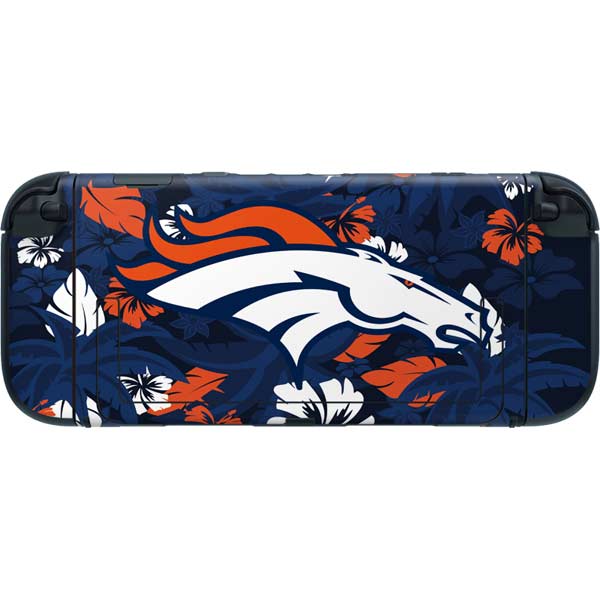 NFL Denver Broncos Tropical Print Nintendo Switch 2 (2025) with Joy-Con Skin