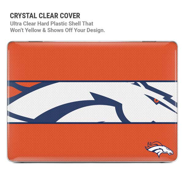 NFL Denver Broncos Zone Block MacBook Pro 14in (2021-24) Case plus Skin