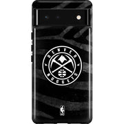 NBA Denver Nuggets Black Animal Print Pixel Cases
