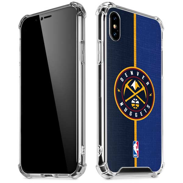 NBA Denver Nuggets Canvas iPhone X/XS Clear Case