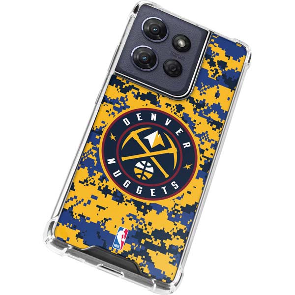 NBA Denver Nuggets Digi Camo Moto G Power 5G (2025) Clear Case