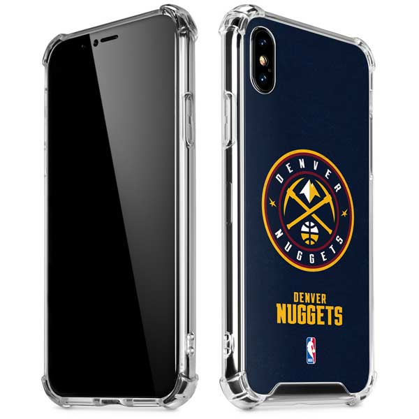 NBA Denver Nuggets Distressed iPhone X/XS Clear Case