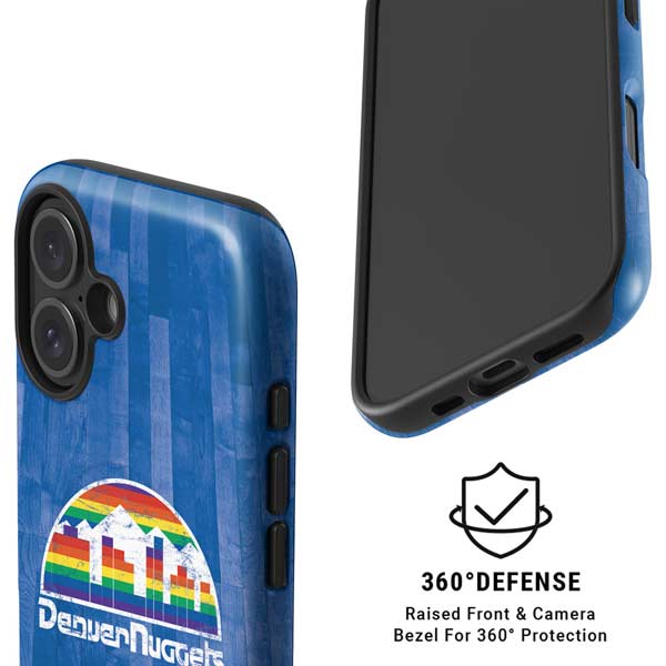 NBA Denver Nuggets Hardwood Classics iPhone 16 Plus Magsafe Impact Case