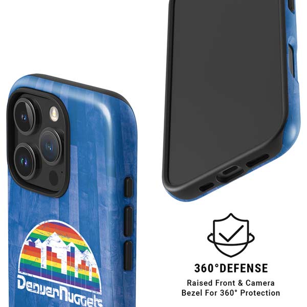 NBA Denver Nuggets Hardwood Classics iPhone 16 Pro Magsafe Impact Case