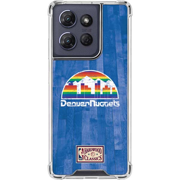 NBA Denver Nuggets Hardwood Classics Moto G Play 5G (2025) Clear Case