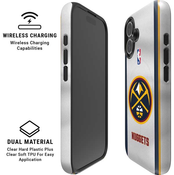 NBA Denver Nuggets iPhone 16 Magsafe Impact Case