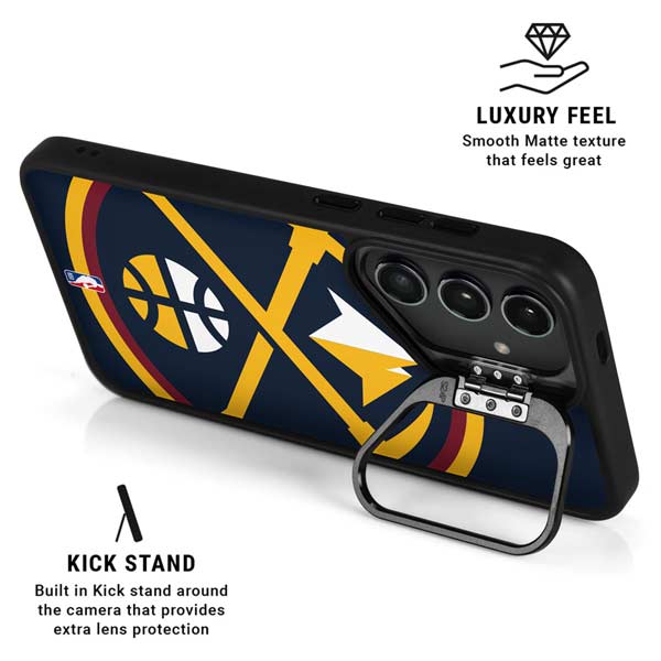 NBA Denver Nuggets Large Logo Galaxy S26 Plus Kickstand Case