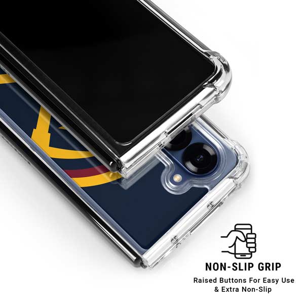 NBA Denver Nuggets Large Logo Galaxy Z Fold7 Clear Case