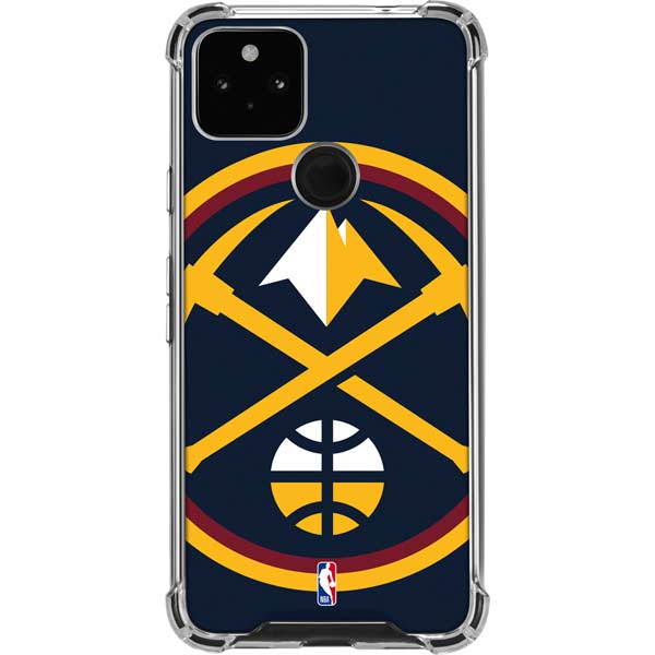 NBA Denver Nuggets Large Logo Pixel Cases