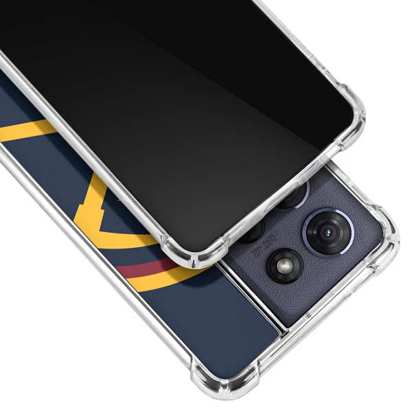 NBA Denver Nuggets Large Logo Moto G 5G (2025) Clear Case
