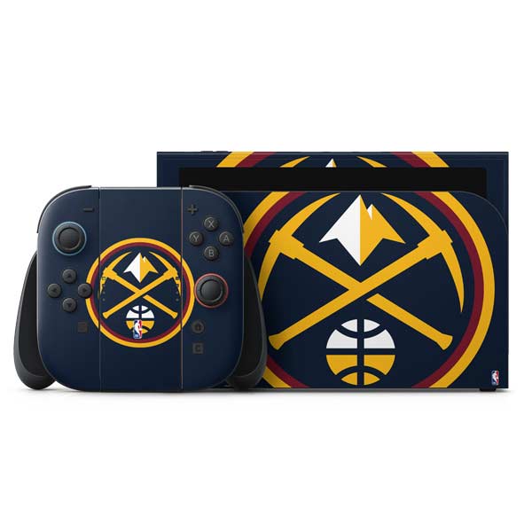 NBA Denver Nuggets Large Logo Nintendo Skins