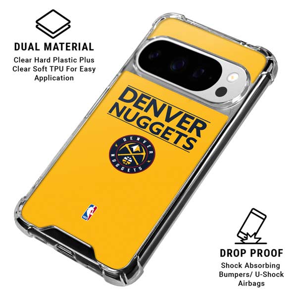 NBA Denver Nuggets Standard - Blue Google Pixel 10 Pro Clear Case