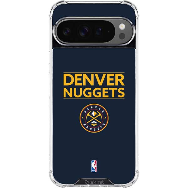 NBA Denver Nuggets Standard - Light Blue Google Pixel 10 Pro XL Clear Case