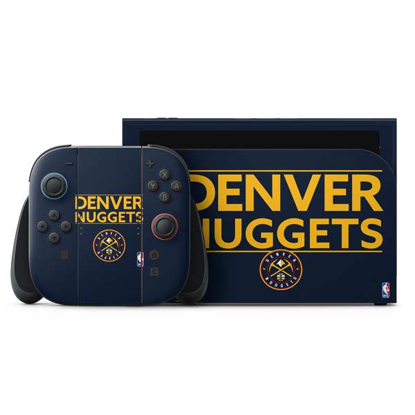 NBA Denver Nuggets Standard - Light Blue Nintendo Skins