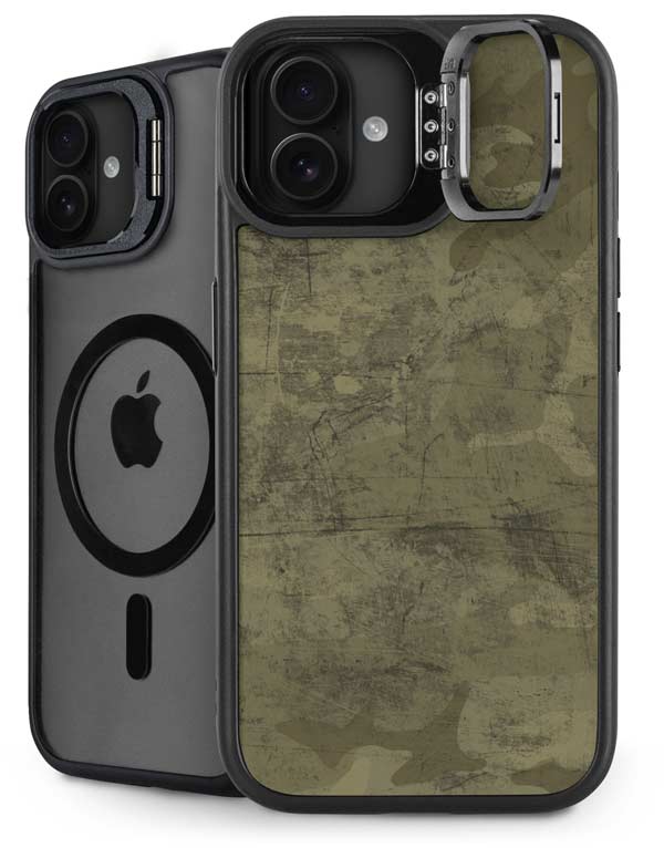 Desert Camo iPhone 16 Kickstand Case
