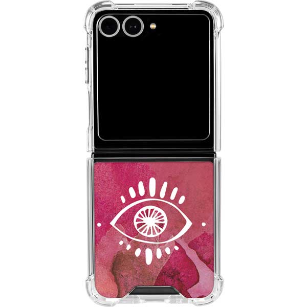 Desert Evil Eye Galaxy Z Flip7 Clear Case