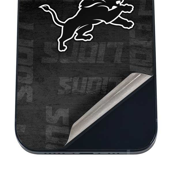 NFL Detroit Lions Black & White iPhone 17 Air Skin