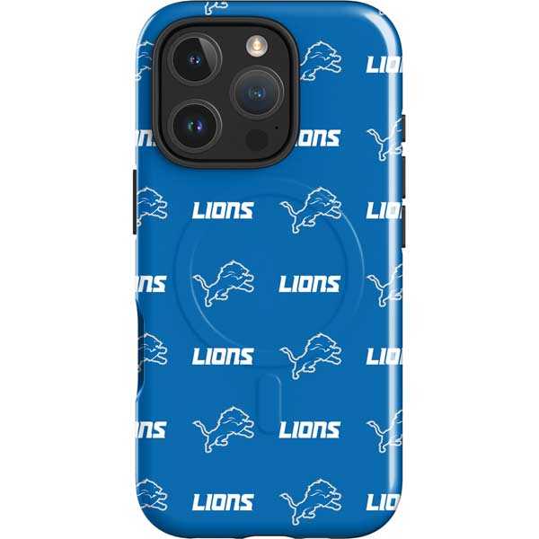 NFL Detroit Lions Blitz Series iPhone 16 Pro Max Magsafe Impact Case