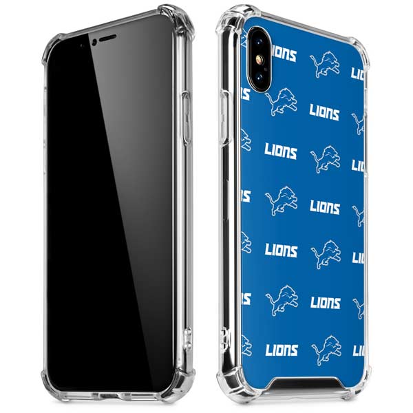 NFL Detroit Lions Blitz Series iPhone X/XS Clear Case